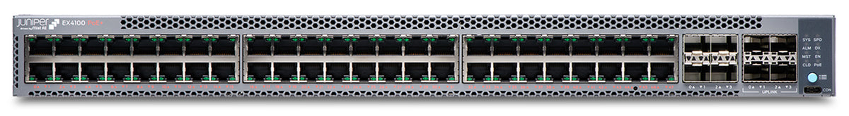 Juniper EX4100 Ethernet Switch, manufacturer photo Juniper Networks (front)