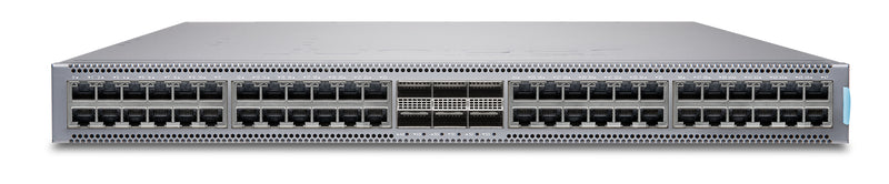 Juniper QFX5120-48T Switch, front view at an angle from above