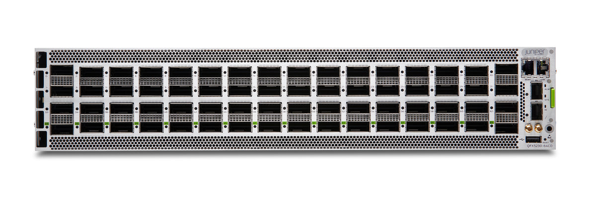 Juniper QFX5230-64CD Switch, Frontansicht