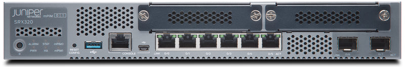 Juniper SRX320 Firewall, manufacturer photo Juniper Networks (front)