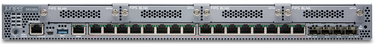 Juniper SRX380 Firewall, manufacturer photo Juniper Networks (front)